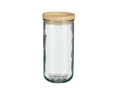 Opbevaringsglas "Recycled" - 19 cm.