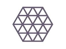 Silikone bordskåner trekanter - violet