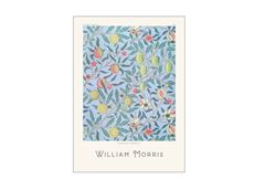 Plakat William Morris 30x40 cm. - Fruits on blue