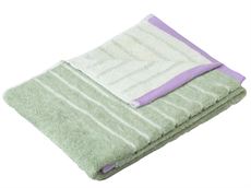 Håndklæde 70x140 cm. - lilla/grøn