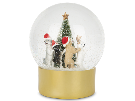 Rystekugle - juletræs hunde