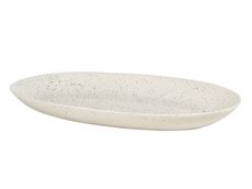 Tallerken oval Nordic vanilla - stor 