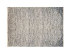 Kelim gulvtæppe - sort/creme - 80x150 cm