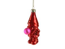 Ornament nisse - rød