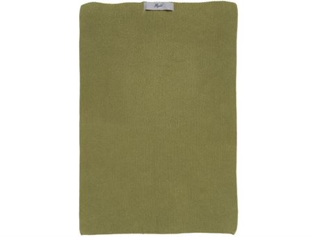 Strikket håndklæde - Herbal green