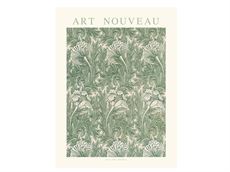 Plakat - Art Nouveau green 50x70 cm