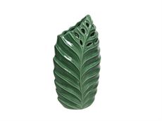 Vase - bladformet - naturgrøn