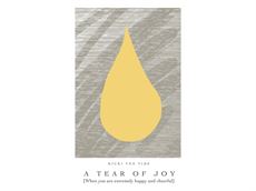 Plakat "A tear of joy" 50x70 cm. 