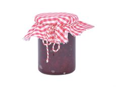marmelade hat, omslag til sylteglas fra esschert 