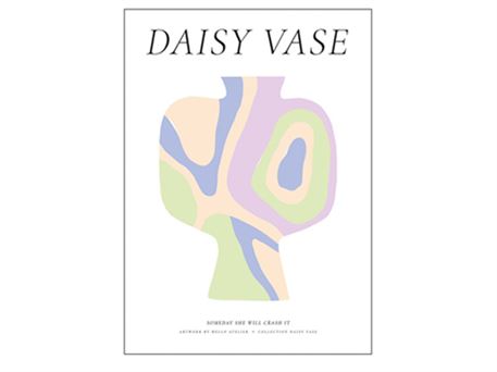 Plakat "Daisy Vase" 30x40 cm.