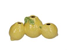 Vase med 3 citroner
