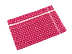 Pink køkkenhåndklæde i frotté - 100% Bomuld