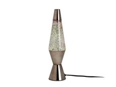 Bordlampe glimmer - champagne/sølv