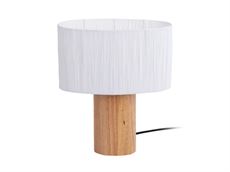 Bordlampe "Sheer oval" - hvid