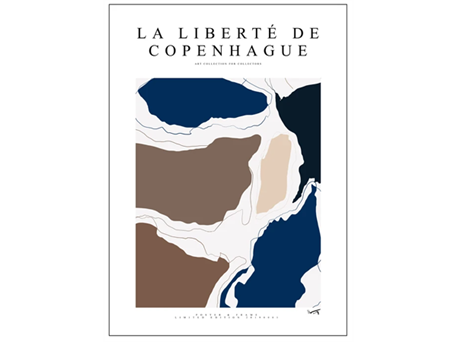 Plakat "La Libeté de Copenhague" - 50x70 cm
