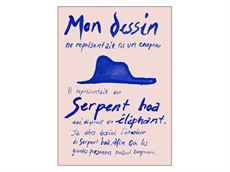 Plakat "Le Petit Prince" Blå 30x40 cm.
