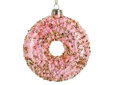 Ornament -  Lyserød donut