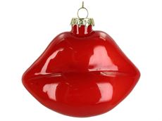 Ornament - Rød kyssemund