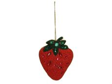 Perle ornament - Jordbær
