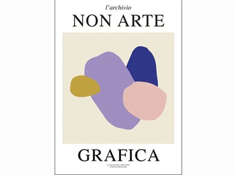 Plakat "Non Arte Grafica" 50x70 - sort