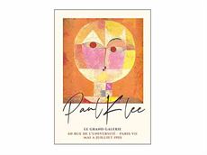 Plakat Paul Klee "Senecio" 30x40 cm.