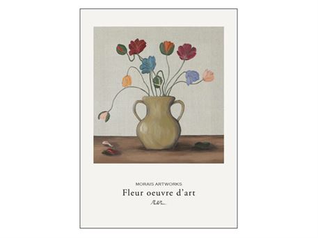 Plakat "Fleur Oeuvre d\'art"  - 30x40 cm.