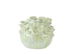 Keramik vase "Coral" - mint