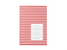 Notesbog "Vita" lille - rød