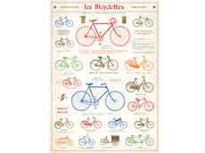 Vintage plakat Cykler - 50x70 