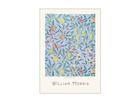 William Morris "Fruits on blue" - 30x40