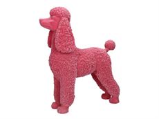 Figur - pink puddelhund 