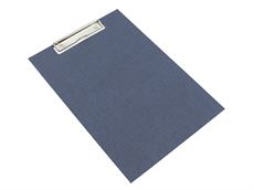 Blå clipboard i kanvas pap kvalitet