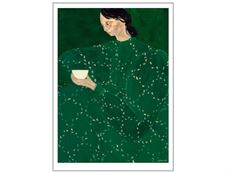 Plakat "Coffee alone" 50x70 cm.