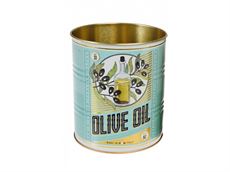 Dåse m. motiv - ''Olive oil''
