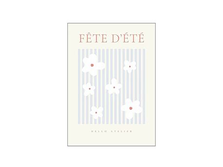 Plakat "Fete Dete — 01" 30x40 cm.