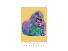 Plakat "Gorilla me up" 40x30 cm.