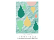 Plakat "Happy tears" 50x70 cm.