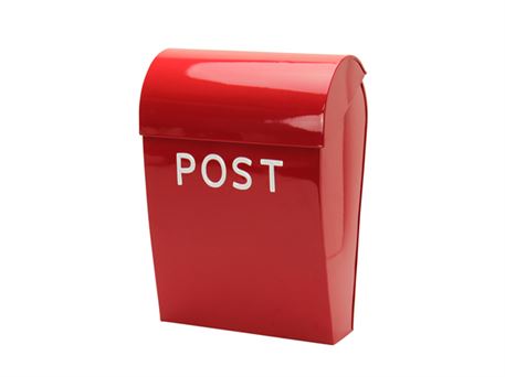 postkasse i rød - bestil på